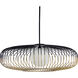 Circa 1 Light 43 inch Black / Antique Brass / Black Pendant Ceiling Light, Extra Large